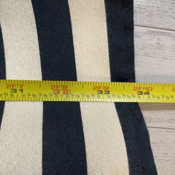 Fifth Avenue Navy Blue Cream Striped - Picture 3 of 3
